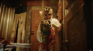 Trailer for the Horror Film HAUNT SEASON About a Masked Maniac Terrorizing Haunted House Scare Actors