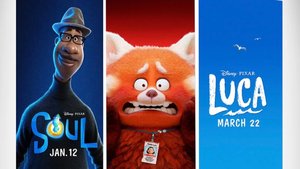 Trailer For The Theatrical Releases of Pixar's SOUL, TURNING RED, and LUCA