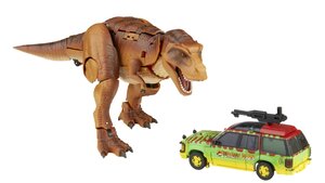 TRANSFORMERS and JURASSIC PARK Meet in New 2-Pack of Figures from Hasbro