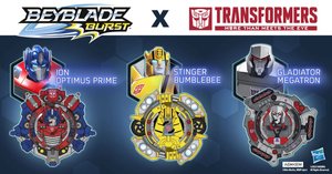 TRANSFORMERS Convert Into Tops for BEYBLADE BURST App