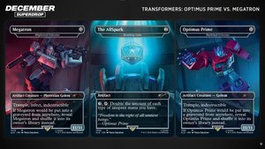 TRANSFORMERS Join MAGIC: THE GATHERING as Part of the Secret Lair December Superdrop