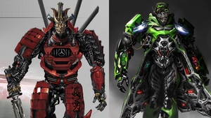 TRANSFORMERS: THE LAST KNIGHT - New Images of Drift, Sqweeks, and Crosshairs, Plus a Set Video