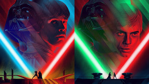 Two of the STAR WARS Franchise's Most Iconic Lightsaber Battles Get the Mondo Poster Treatment