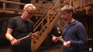 Watch Adam Savage Examine the Props of HAMILTON