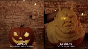 Video Explores 13 Levels of Pumpkin Carving: Easy to Complex