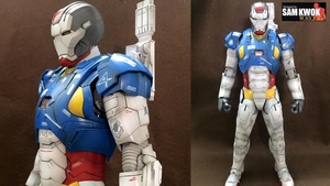 War Machine Gets a Radical Gundam Makeover in Custom-Designed Action Figure