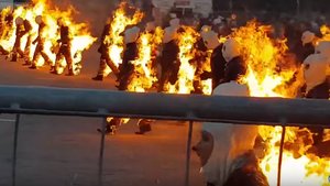 Watch 32 Stuntpeople Set Themselves on Fire To Set a Record For Most Simultaneous Full-Body Burns