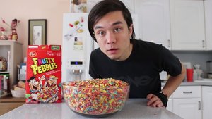 Watch Competitive Eater Matt Stonie Eat 4 Boxes Of Fruity Pebbles In Just Under 14 Minutes