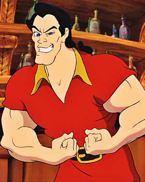 Watch Gaston Destroy a Disney World Guest in a Push-Up Contest