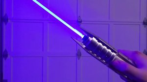 Watch: Guy Burns Stuff With Homemade Lightsaber