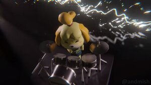 Watch Isabelle and Other ANIMAL CROSSING Villagers Jam Out to the DOOM Soundtrack