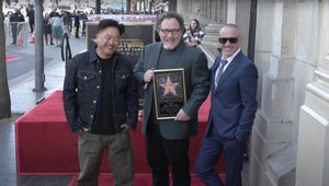 Watch Jon Favreau Get His Star on the Hollywood Walk of Fame and Robert Downey Jr. Stick Gum on It