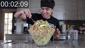 Watch Matt Stonie Devour 12.5 Pounds Of Fried Rice In 24 Minutes