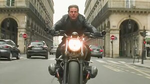 Watch Tom Cruise Jump a Motor Cycle off a Cliff in MISSION: IMPOSSIBLE 7 Set Video