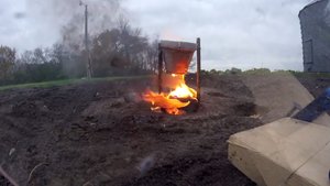 Watch Some Thermite Melt Through A Computer Hard Drive