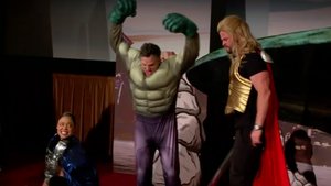 Watch the Cast of THOR: RAGNAROK Do a Hilarious Live Performance of the Film at a Screening