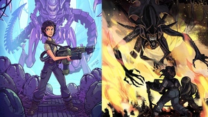 Wicked Awesome Collection of ALIENS Movie Fan Art