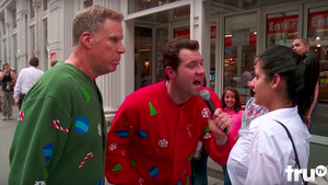 Will Ferrell and Billy Eichner Surprise New Yorkers With Christmas Movie Trivia