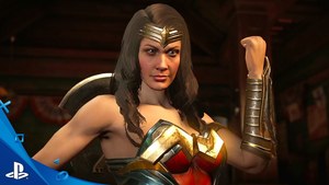 Wonder Woman And Blue Beetle Throw Down In Latest INJUSTICE 2 Trailer