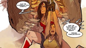 Wonder Woman and Lara Croft Team Up in Fun Fan Comic Art
