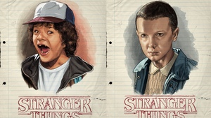 Wonderful Retro STRANGER THINGS Character Portraits By Ruiz Burgos