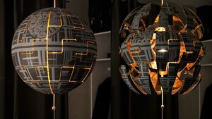 You Can Turn an IKEA Lamp Into an Exploding Death Star From STAR WARS