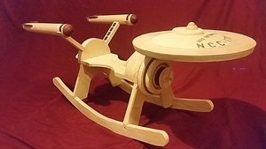 Your Kid Can Captain This STAR TREK-Themed Starship Enterprise Rocker