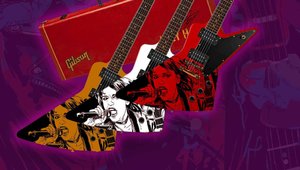 Z2 Comics And Gibson Announce Limited Edition Hand Painted Lzzy Hale HYDE MANOR Explorerbird Guitars